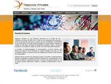Tablet Screenshot of negociosvirtualesweb.com